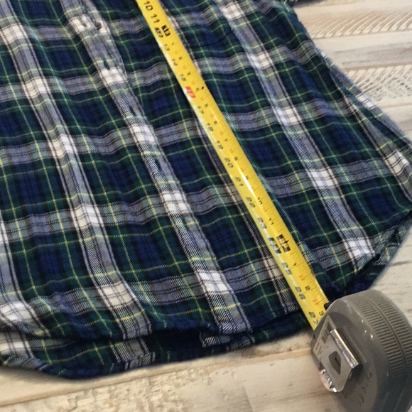 LL Bean Signature tartan plaid shirt. - Picture 6 of 6